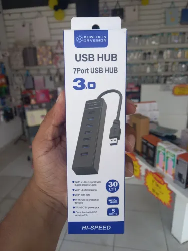 Hub usb 3.0  com 7 portas - entrega em São Luís e região 