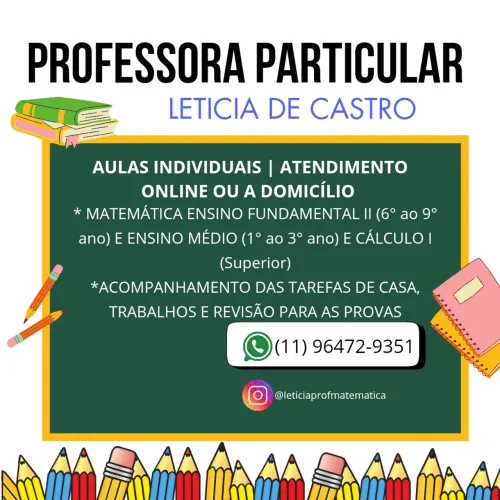 Professora de Matemática 