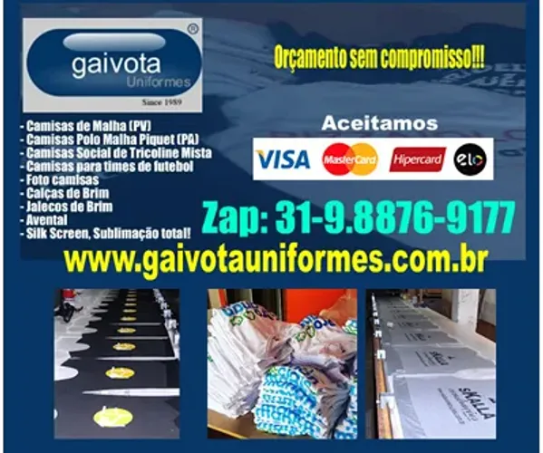 Uniformes profissionais!