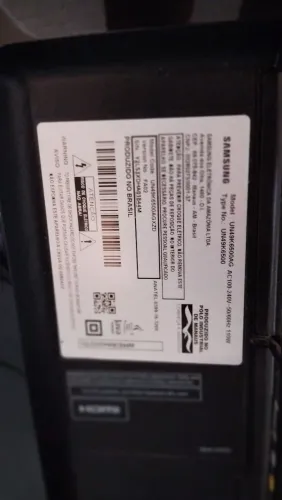 TV Samsung tela curva quebrada 