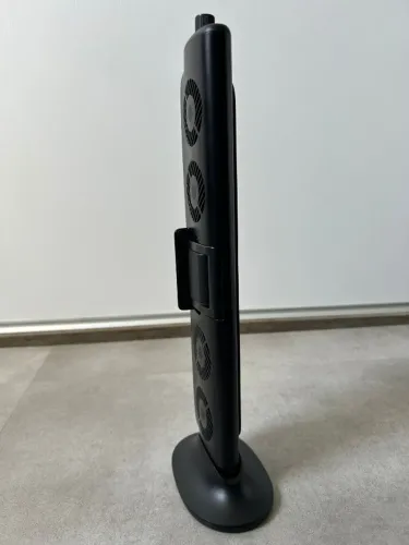 Ventilador USB de mesa com suporte para monitor