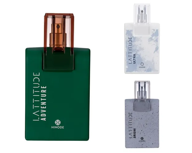 Perfume Latitude Hinode kit - 3 unidades