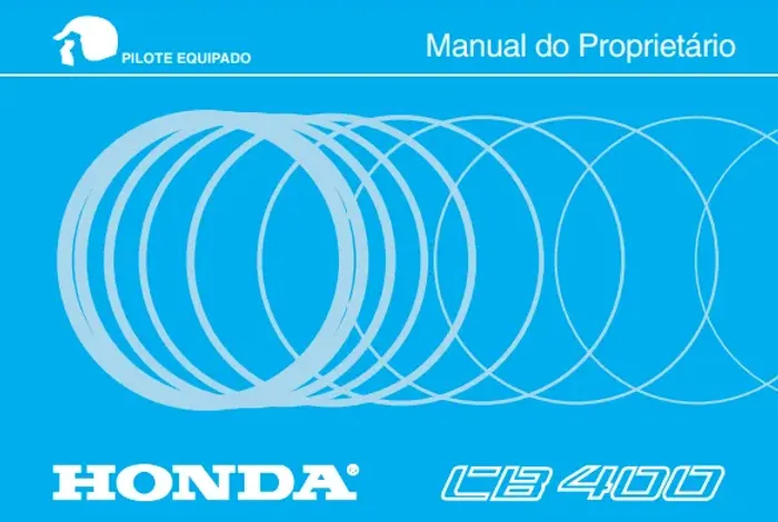 Manual do Proprietário da Honda CB 400 83-85 (envio pelo zap)