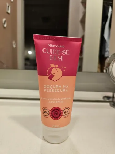 Creme Hidratante Deslizante Cuide-se Bem Pêssegura 200ml