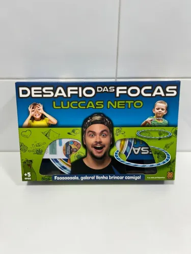 Jogo de Tabuleiro- Desafio das Focas - Luccas Neto