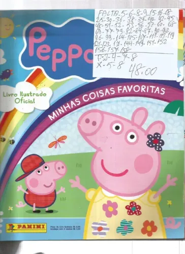 album figurinhas peppa INCOMPLETO - 38.00