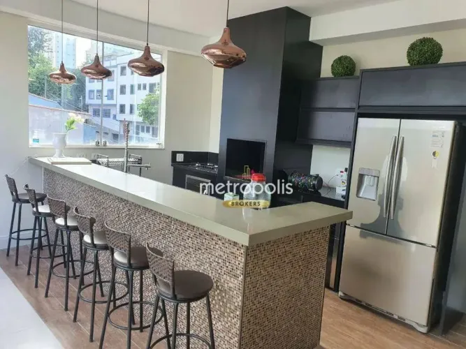 Cobertura com 3 dormitórios à venda, 199 m² por R$ 1.180.000,00 - Santa Maria - São Caetan