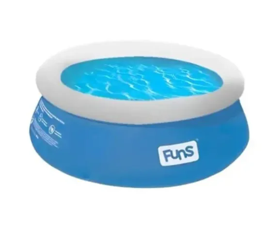 Piscina Infantil com Borda Inflável 1000 litros Marca Fun