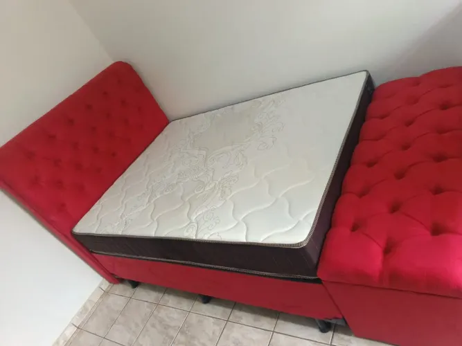 Cama casal completa com colchão d45