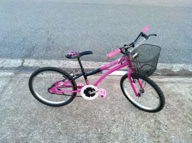 Bicicleta infantil rosa
