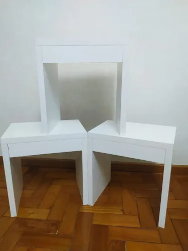 Conjunto de 3 Expositores Para Loja em MDF