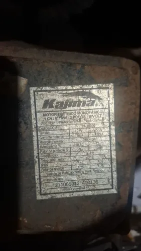 Esmeril e politriz motor 1cv