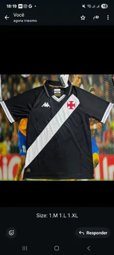 Camisa do Vasco preta 2025