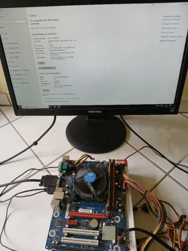 Placa Mãe Pc-ware Ipmh81-p1 Lga 1150 Ddr3 Com Espelho