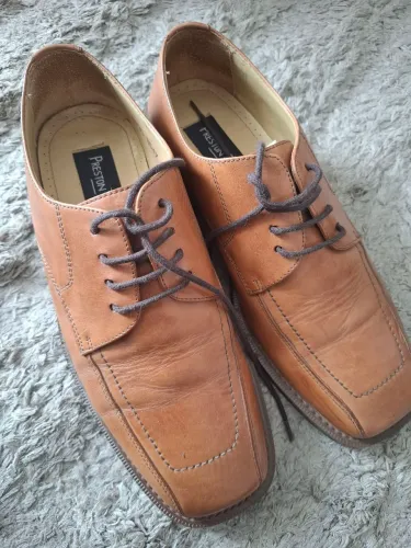 Sapato masculino de couro