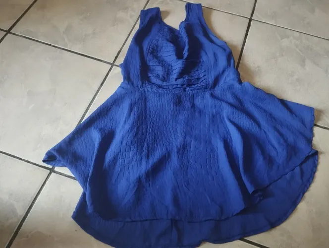Blusa batinha azul