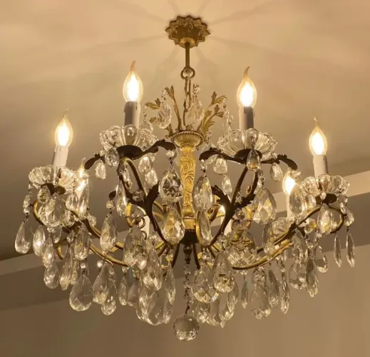 Lustre Cristal original Europeu-Italiano