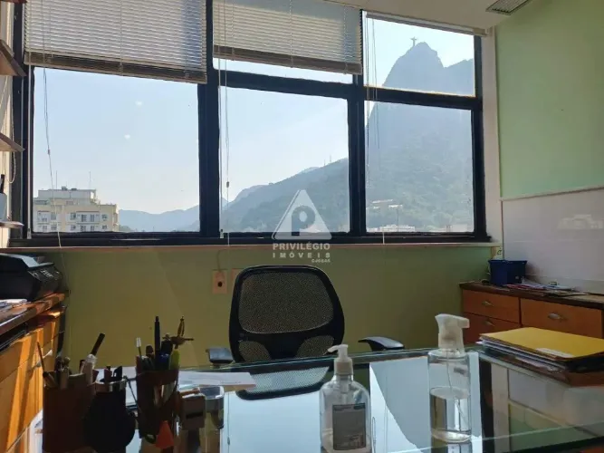 Espetacular Salão, 100m2, Andar Alto, Vista panorâmica Pão de Açúcar e Cristo Redentor. 2 