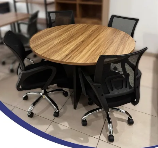 Mesa de Reunião para Escritório com Cadeiras - LOJA IKONMIXOFFICE 