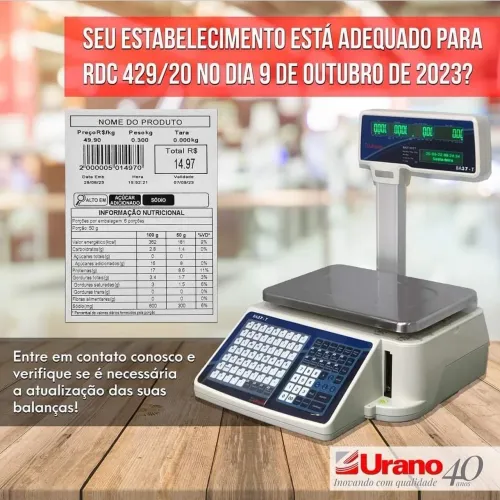 Balança Urano impressora 