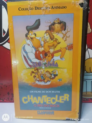 FITA VHS FLASHSTAR DUBLADO 74 MINUTOS - CHANTECLER O REI DO ROCK