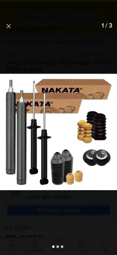 Vendo kit de amortecedor do gol g2 ao g4