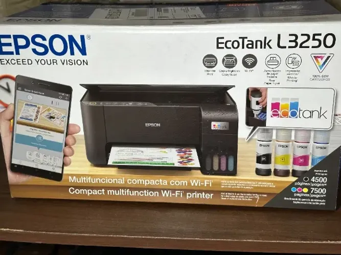 Multifuncional Epson EcoTank L3250 LACRADO ! NOVO ! Garantia e Nota Fiscal