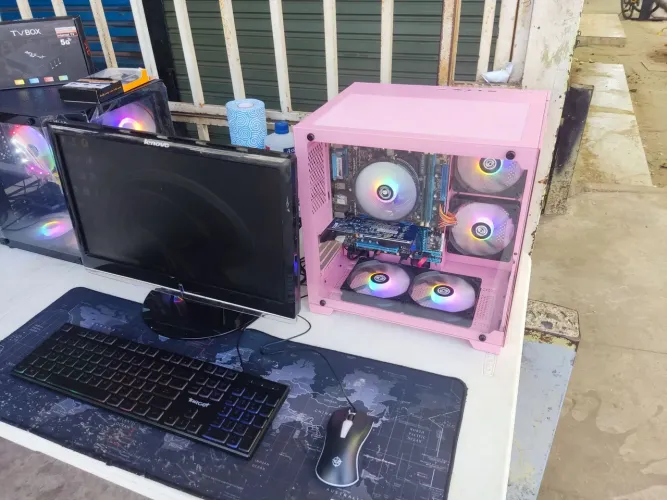 Pc Gamer Aquário Pink AMD completo retirada no Paranoá 