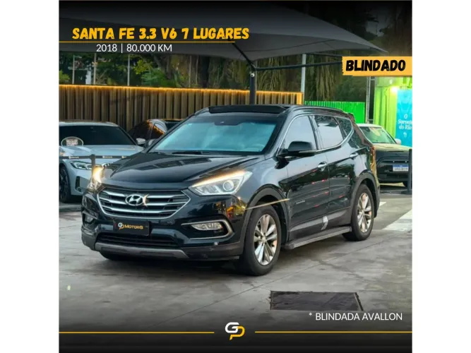 Hyundai Santa Fe 3.3 MPFI 4X4 7 Lugares V6 Aut. 2018