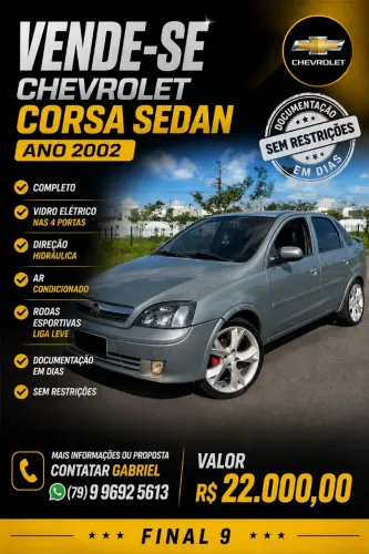 Chevrolet Corsa Sedan 1.0 MPFI 8V 71cv 4P 2003