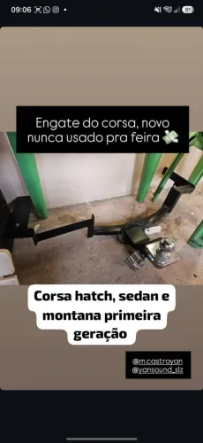 Reboque do Corsa sedan