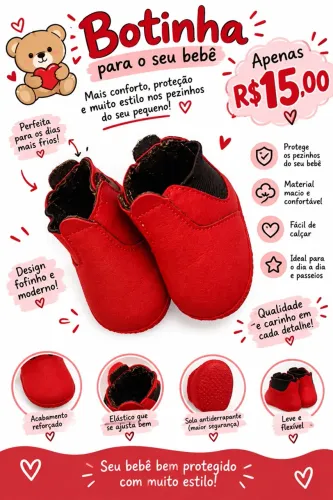 Botinha para seu bebê