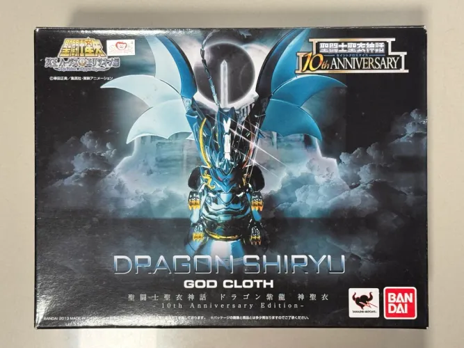 Cloth Myth Shiryu V4 God Cloth 10th Anniversary Bandai 
