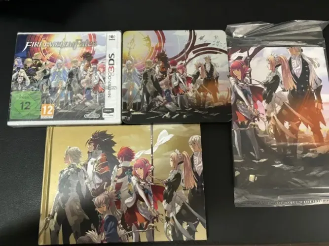 Fire Emblem Fates Special Edition LACRADO (3 jogos em 1 cartucho + Steelbook + Livro)