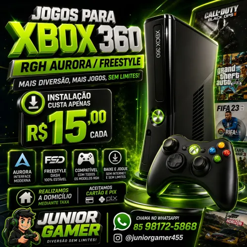Jogos para seu Xbox 360 RGH
