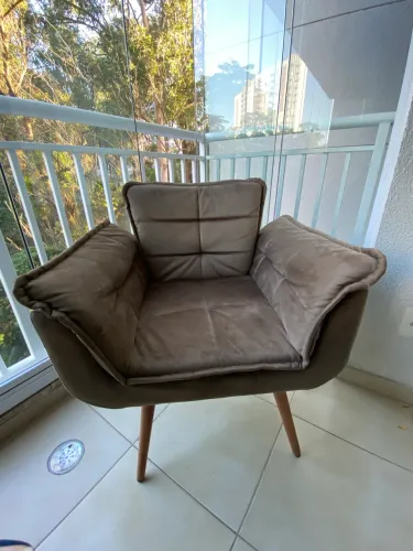 2 Poltronas Bali cor Marrom