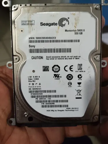 HD Seagate para notebook 500 GB