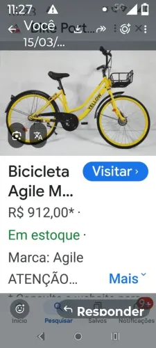 Bicicleta nova aro 20