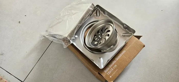 Ralo oculto 15x15 inox.