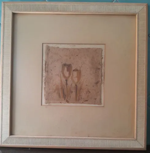 Quadro decorativo monocromático