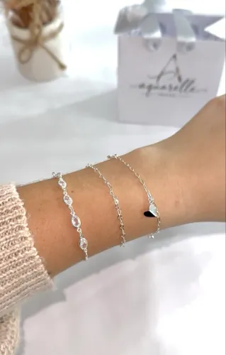 Pulseiras diversas em prata 925