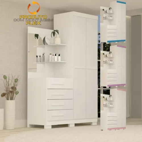 Guarda-Roupa 2 Portas Melissa 1,102 m tt444m