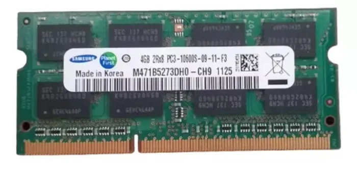 Memoria Samsung Ddr3l Pc3 10600 1333mhz 4gb M471b5273dh0-ch9