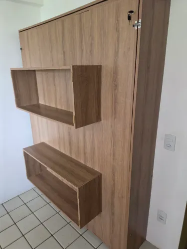 CAMA DE CASAL DE EMBUTIR COM COLCHÃO RECONFLEX