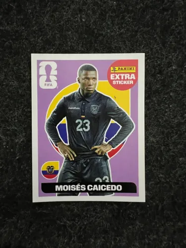 Figurinha legend roxa Moisés caicedo