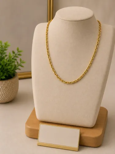 Cordão banhado a ouro 