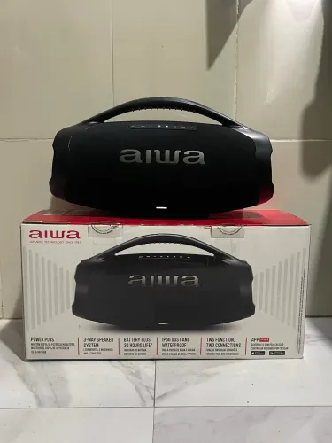 AIWA BOOMBOX 200W RMS SEMINOVA - MUITO CONSERVADA