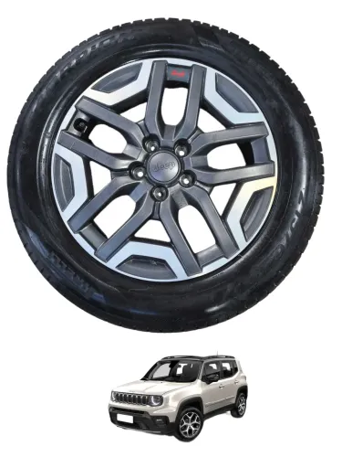 JOGO DE RODA 215/60 R17 JEEP RENEGADE SAHARA 2025 2026