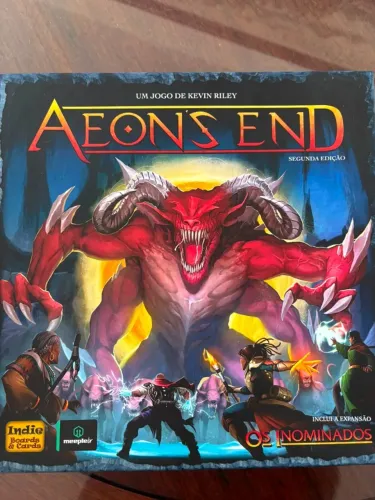 Aeon's End Board Game - Excelente estado, nunca jogado. Cartas não lacradas sleevadas