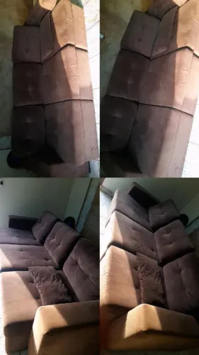 Sofá retrátil 3 lugares
